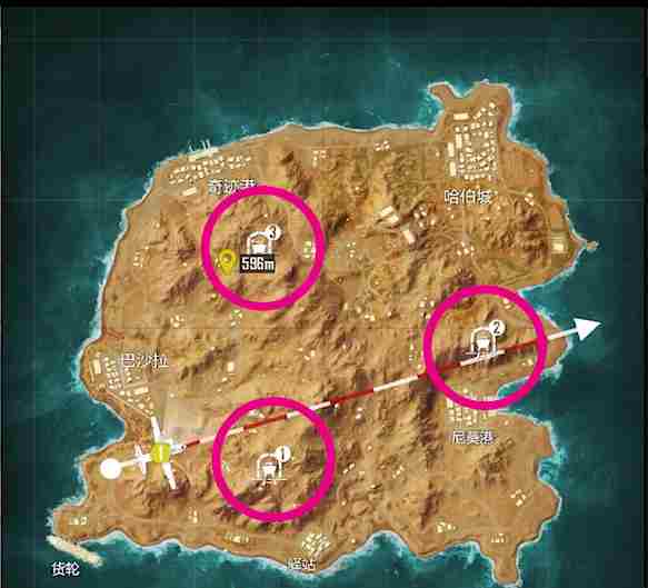 《和平精英》黄金岛矿机在哪黄金岛矿机位置分享