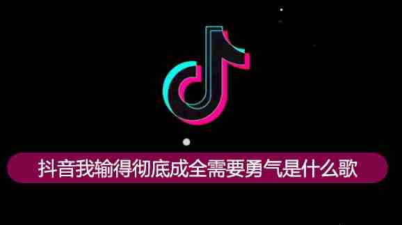 抖音我输的彻底歌曲、歌名、歌词分享