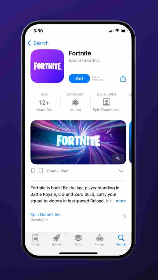 堡垒之夜iOS回归受阻:玩家成苹果与Epic博弈关键筹码?