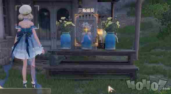 无限暖暖错位摄影三瓶花任务如何完成