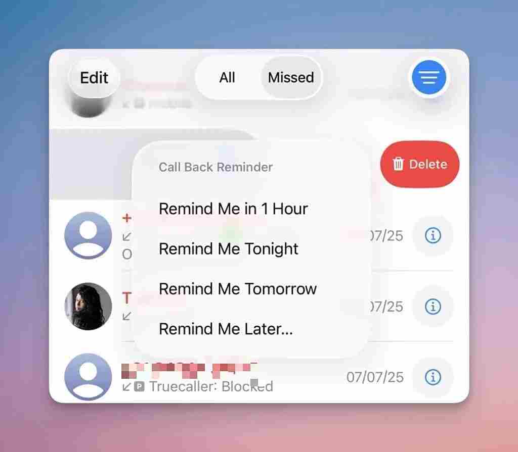 在iPhone 苹果未接来电短信提醒功能如何设置