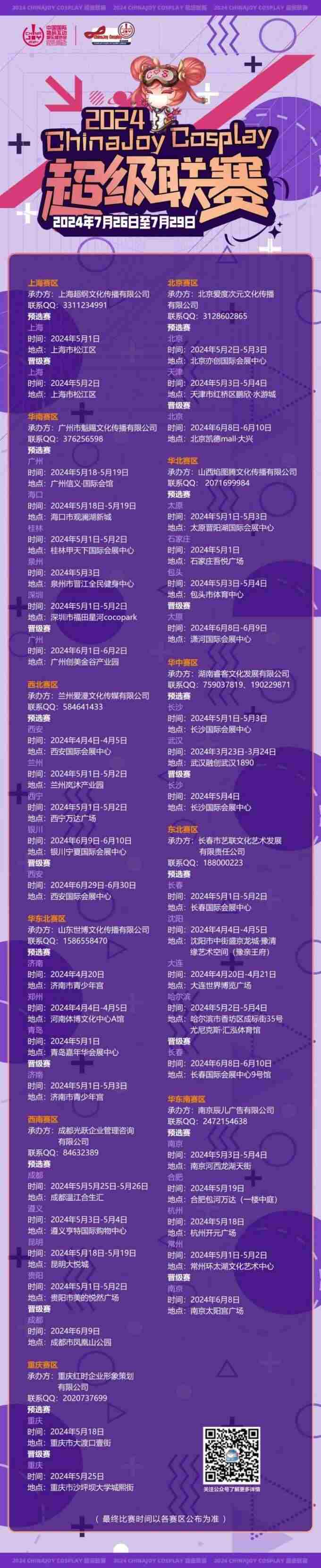 2025上海CJ漫展Cosplay总决赛节目单