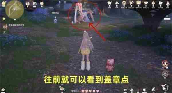 无限暖暖敲下纪念之章祈愿树林点位有哪些