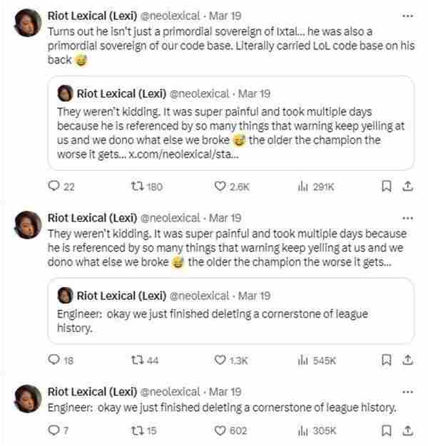 背负了游戏代码库!英雄联盟蝎子改版撼动整个底层代码