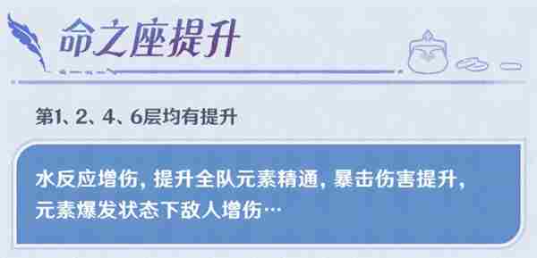 <a href=/news/rjzx/29736.html target=_blank class=infotextkey>原神莫娜技能</a>命之座介绍 <a href=/news/rjzx/29736.html target=_blank class=infotextkey>原神莫娜技能</a>