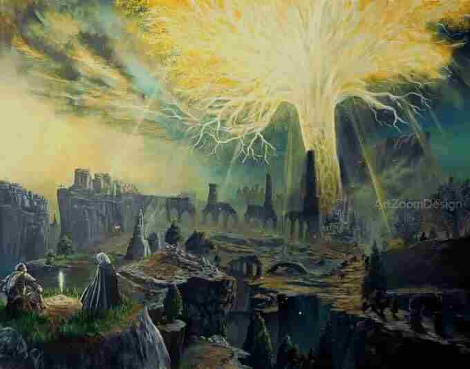 法环DLC黄金树幽影豪华版数字艺术画册(实体典藏内容相同)